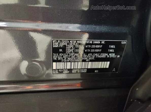 2T3G1RFV2SC499600 2025 TOYOTA RAV4 Gray 