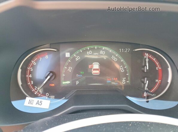 2T3G1RFV2SC577776 2025 TOYOTA RAV4 Белый Вид щитка приборов