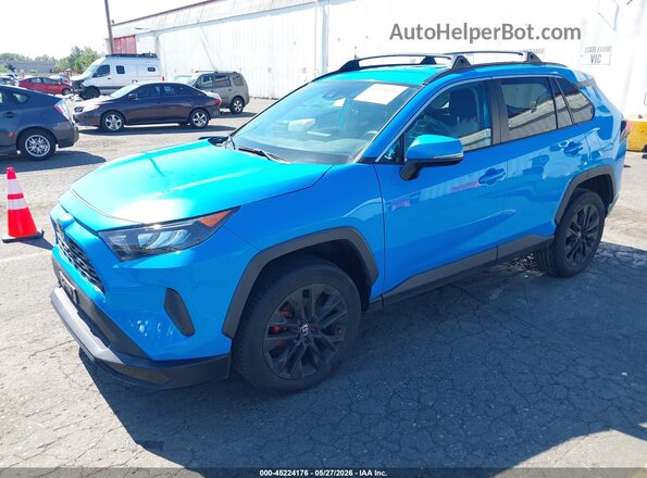 2T3G1RFV3LW121799 2020 TOYOTA RAV4 Blue Front left