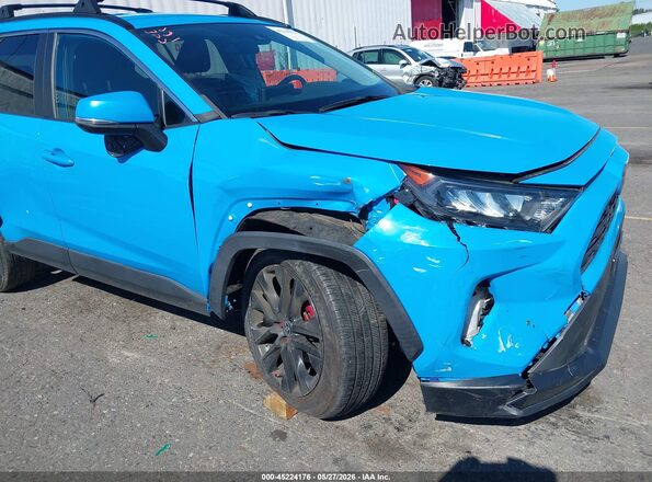 2T3G1RFV3LW121799 2020 TOYOTA RAV4 Blue Front view