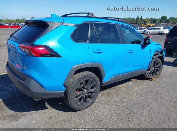 2T3G1RFV3LW121799 2020 TOYOTA RAV4 Blue Rear right