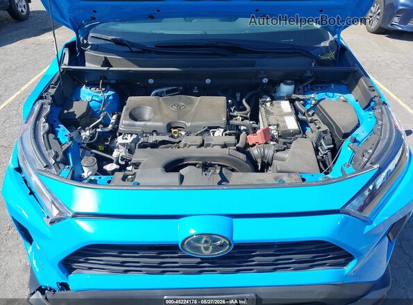 2T3G1RFV3LW121799 2020 TOYOTA RAV4 Blue Rear view