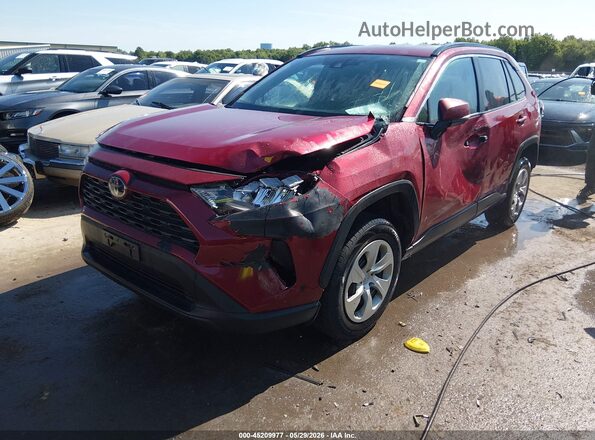 2T3G1RFV7KC006736 2019 TOYOTA RAV4 Красный Передняя левая четверть