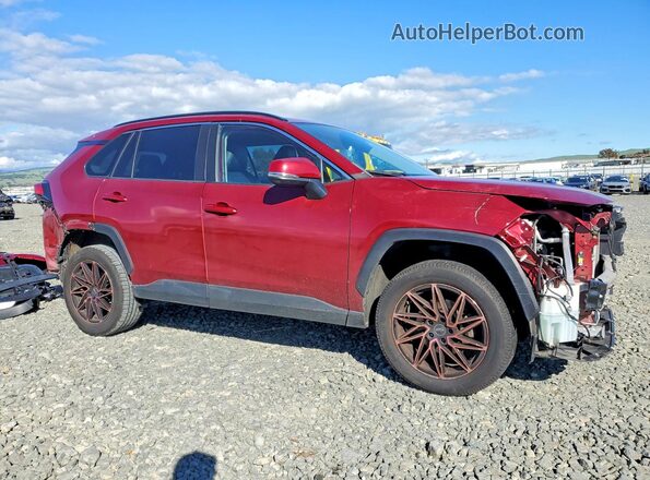 2T3G1RFV9LW100617 2020 TOYOTA RAV4 Красный Передняя правая четверть