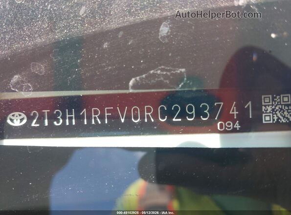 2T3H1RFV0RC293741 2024 TOYOTA LE White Widok komory silnika