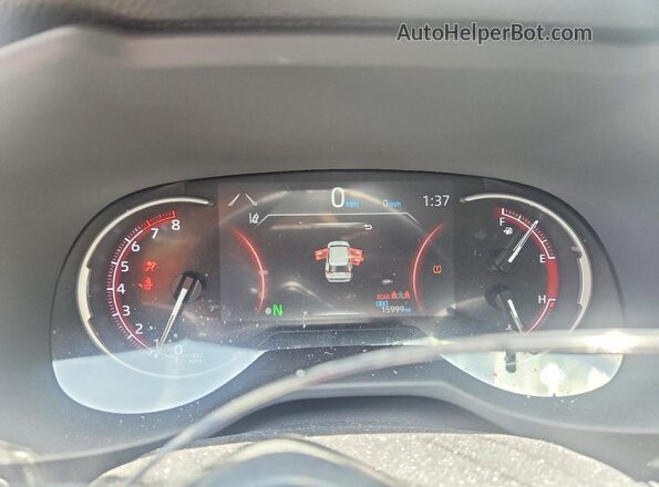 2T3H1RFV0SC324704 2025 TOYOTA RAV4 Gray Instrument cluster view