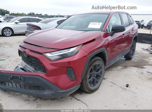 2T3H1RFV0SW425708 2025 TOYOTA LE Burgundy Vista tres cuartos delantera izquierda