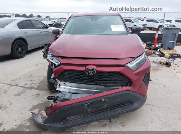 2T3H1RFV0SW425708 2025 TOYOTA LE Burgundy Vista del cuadro de instrumentos