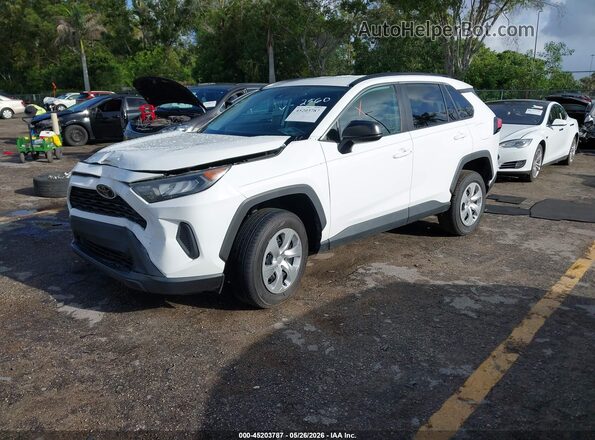 2T3H1RFV1LW072560 2020 TOYOTA RAV4 White წინა მარცხენა ხედი სამი მეოთხედიდან