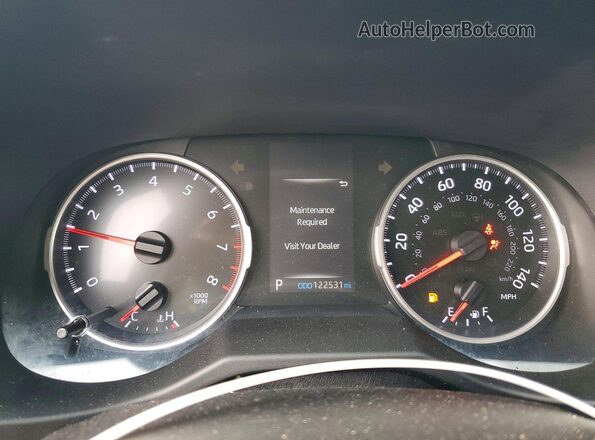 2T3H1RFV1MC099289 2021 TOYOTA RAV4 Black Widok zestawu wskaźników