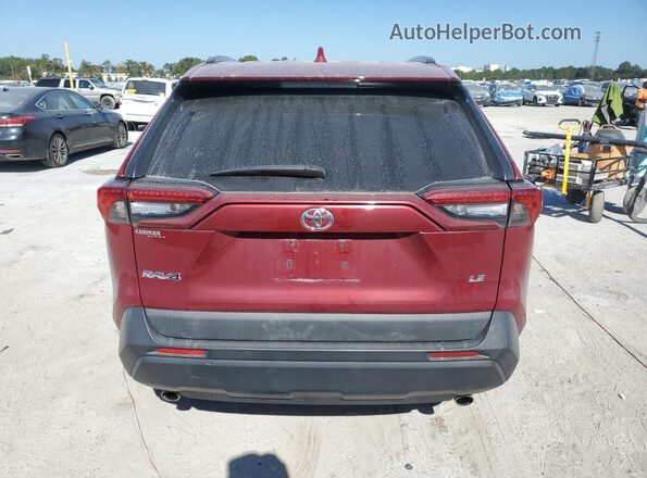 2T3H1RFV1MW165337 2021 TOYOTA RAV4 Burgundy Vista trasera