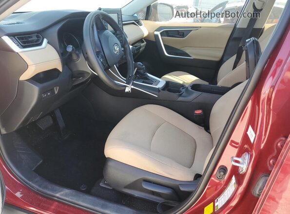 2T3H1RFV1MW165337 2021 TOYOTA RAV4 Burgundy Vista interior delantera