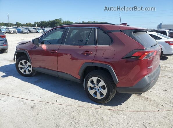 2T3H1RFV1MW165337 2021 TOYOTA RAV4 Burgundy Trasero izquierdo