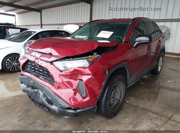 2T3H1RFV2LW103315 2020 TOYOTA LE Burgundy Vista tres cuartos delantera izquierda