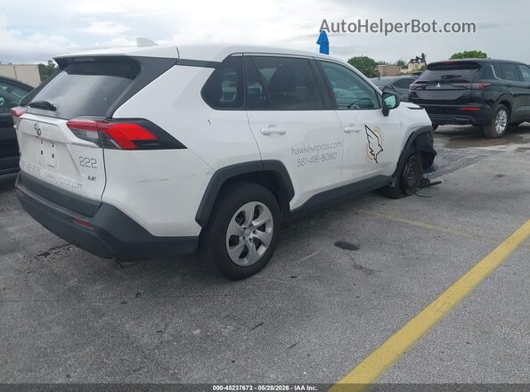 2T3H1RFV2NC182649 2022 TOYOTA RAV4 White Задня права чверть