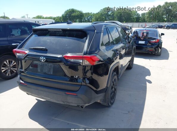 2T3H1RFV5KC006996 2019 TOYOTA RAV4 Black Հետևի աջ