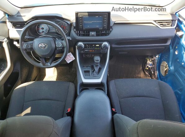 2T3H1RFV6LC075780 2020 TOYOTA RAV4 Blue Widok deski rozdzielczej