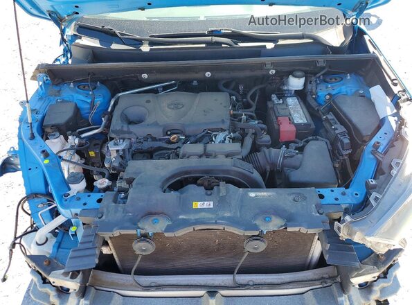 2T3H1RFV6LC075780 2020 TOYOTA RAV4 Blue Widok wnętrza z tyłu