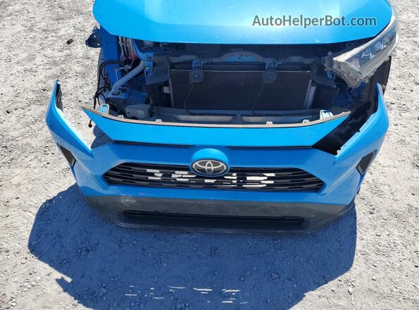 2T3H1RFV6LC075780 2020 TOYOTA RAV4 Blue Widok komory silnika