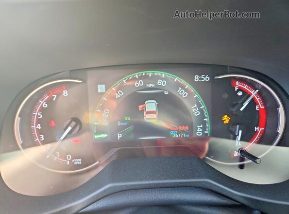 2T3H1RFV7PC227510 2023 TOYOTA LE Silver ხელსაწყოთა პანელის ხედი