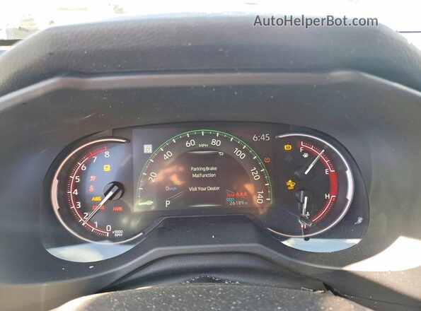 2T3H1RFV7SC320262 2025 TOYOTA RAV4 Silver Vista del cuadro de instrumentos