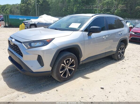 2T3H1RFVXLC048789 2020 TOYOTA RAV4 Silver Առջևի ձախ երեք քառորդ տեսարան