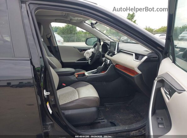 2T3J1RFV0KW003472 2019 TOYOTA RAV4 Black Widok wnętrza z przodu