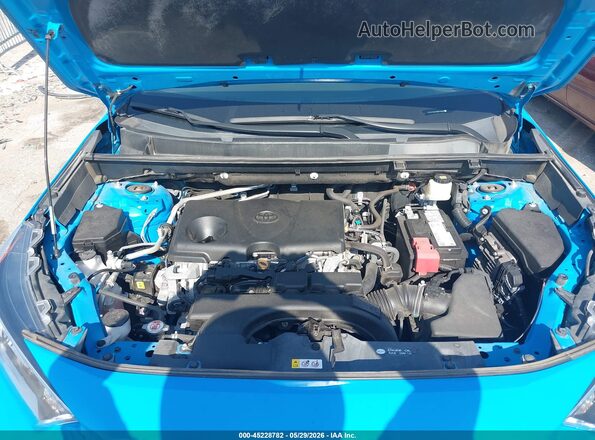 2T3J1RFV2MW164618 2021 TOYOTA RAV4 Blue Vista trasera