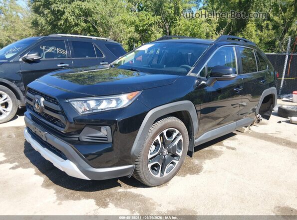 2T3J1RFV5KW014614 2019 TOYOTA RAV4 Black Передня ліва чверть