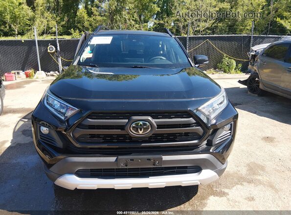 2T3J1RFV5KW014614 2019 TOYOTA RAV4 Black Вид задньої частини салону