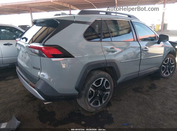 2T3J1RFV8KW034100 2019 TOYOTA RAV4 Gray Tył prawy