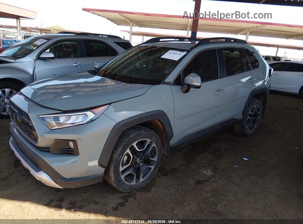 2T3J1RFV8KW034100 2019 TOYOTA RAV4 Gray Przód lewy