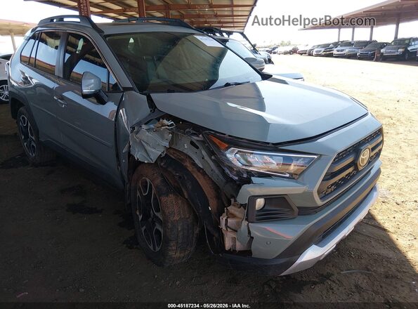 2T3J1RFV8KW034100 2019 TOYOTA RAV4 Gray Widok z przodu