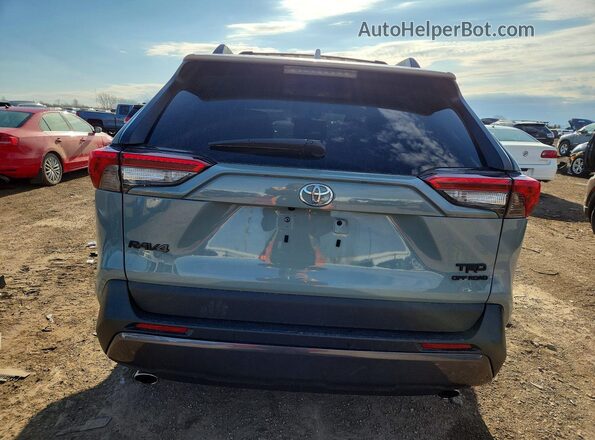 2T3J1RFV9LC061065 2020 TOYOTA RAV4 Gray Вид ззаду
