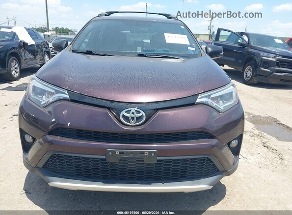 2T3JFREV7GW517149 2016 TOYOTA RAV4 Maroon Vista del cuadro de instrumentos