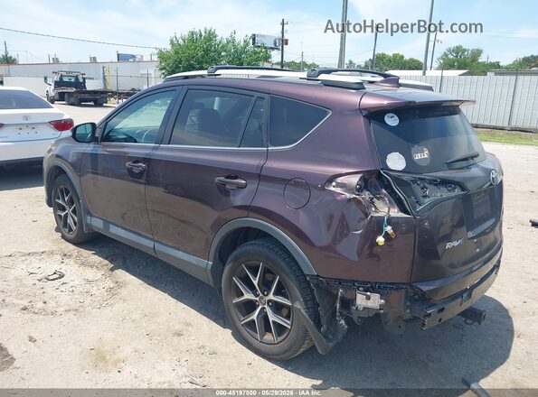 2T3JFREV7GW517149 2016 TOYOTA RAV4 Maroon Trasero izquierdo