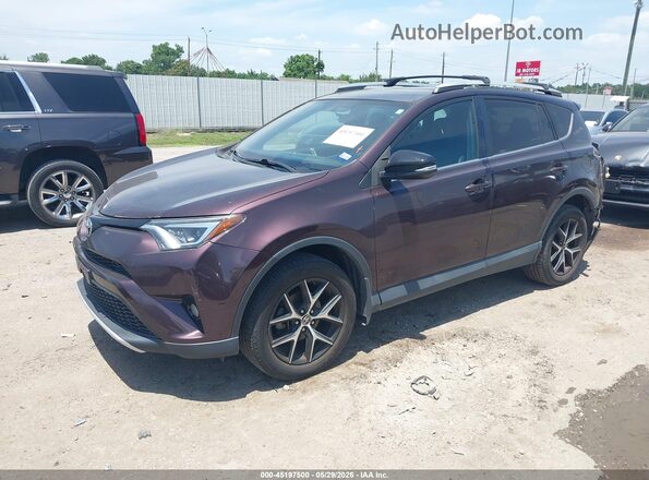 2T3JFREV7GW517149 2016 TOYOTA RAV4 Maroon Vista tres cuartos delantera izquierda