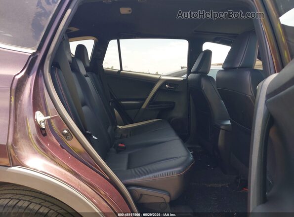 2T3JFREV7GW517149 2016 TOYOTA RAV4 Maroon Vista de la etiqueta del VIN