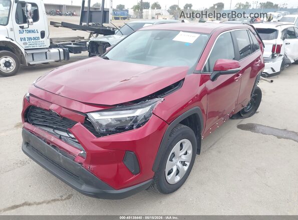 2T3K1RFV1SW418465 2025 TOYOTA RAV4 Red წინა მარცხენა ხედი სამი მეოთხედიდან