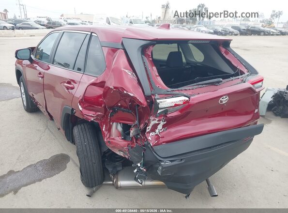2T3K1RFV1SW418465 2025 TOYOTA RAV4 Red უკანა მარცხენა