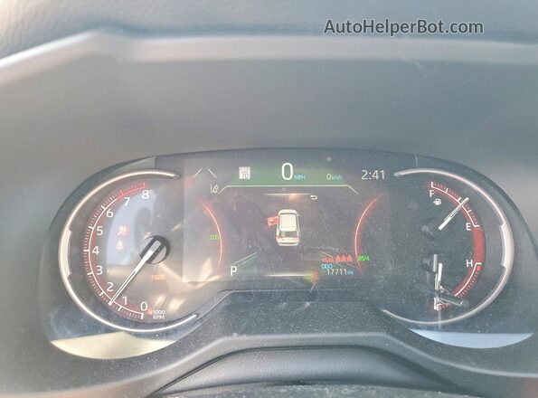 2T3K1RFV5SC314840 2025 TOYOTA RAV4 Silver Սարքավորումների վահանակի տեսք