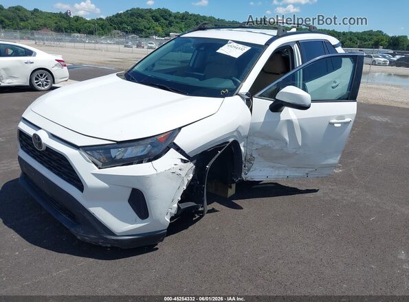 2T3K1RFV8LW072142 2020 TOYOTA RAV4 White Vista tres cuartos delantera izquierda