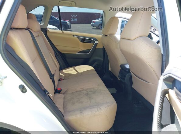 2T3K1RFV8LW072142 2020 TOYOTA RAV4 White Vista de la etiqueta del VIN