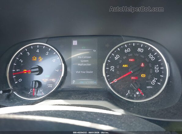 2T3K1RFV8LW072142 2020 TOYOTA RAV4 White Vista de los asientos traseros