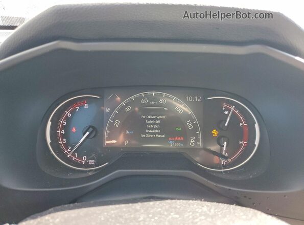 2T3K1RFV9RC301891 2024 TOYOTA LE Gray Instrument cluster view