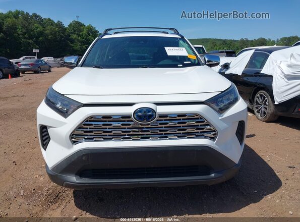 2T3LWRFV8LW079999 2020 TOYOTA RAV4 HYBRID White Vista del cuadro de instrumentos