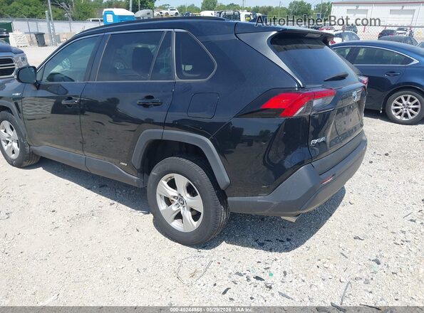 2T3MWRFV0LW059816 2020 TOYOTA RAV4 HYBRID Black Rear left