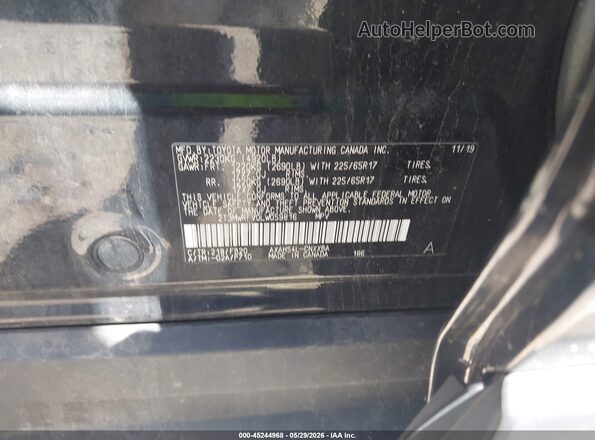 2T3MWRFV0LW059816 2020 TOYOTA RAV4 HYBRID Black Engine compartment view