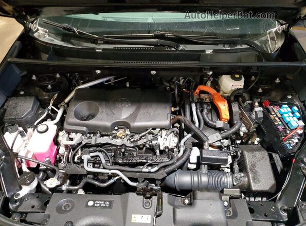2T3MWRFV0RW193850 2024 TOYOTA RAV Black Vista del compartimento del motor