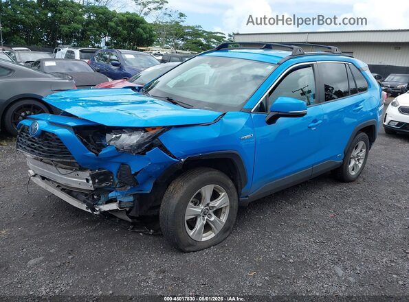 2T3MWRFV3KW043317 2019 TOYOTA LE Blue წინა მარცხენა ხედი სამი მეოთხედიდან